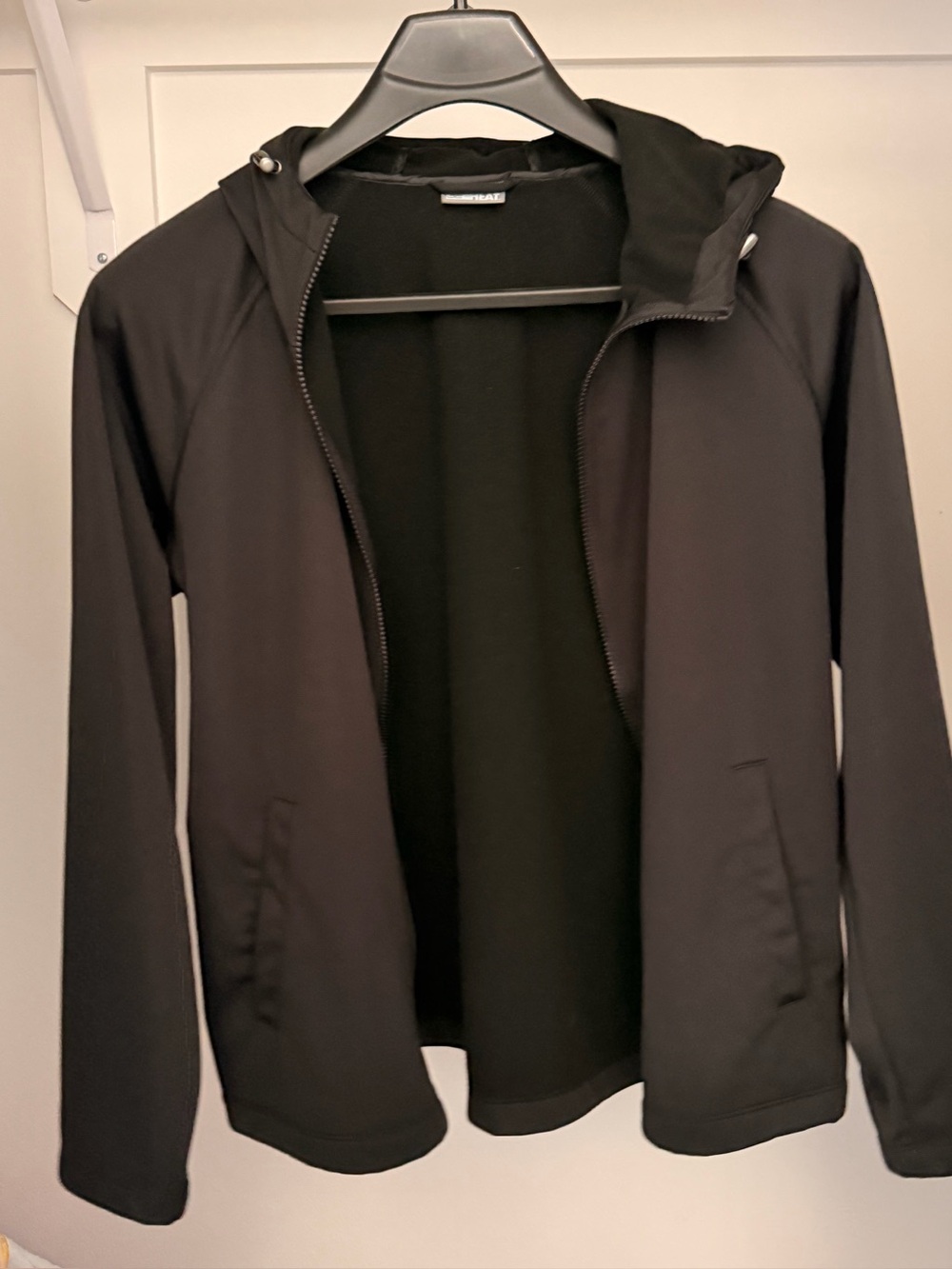 Men's Black Hooded Jacket by